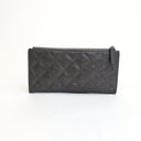 Chanel Grey Camellia Quilte...