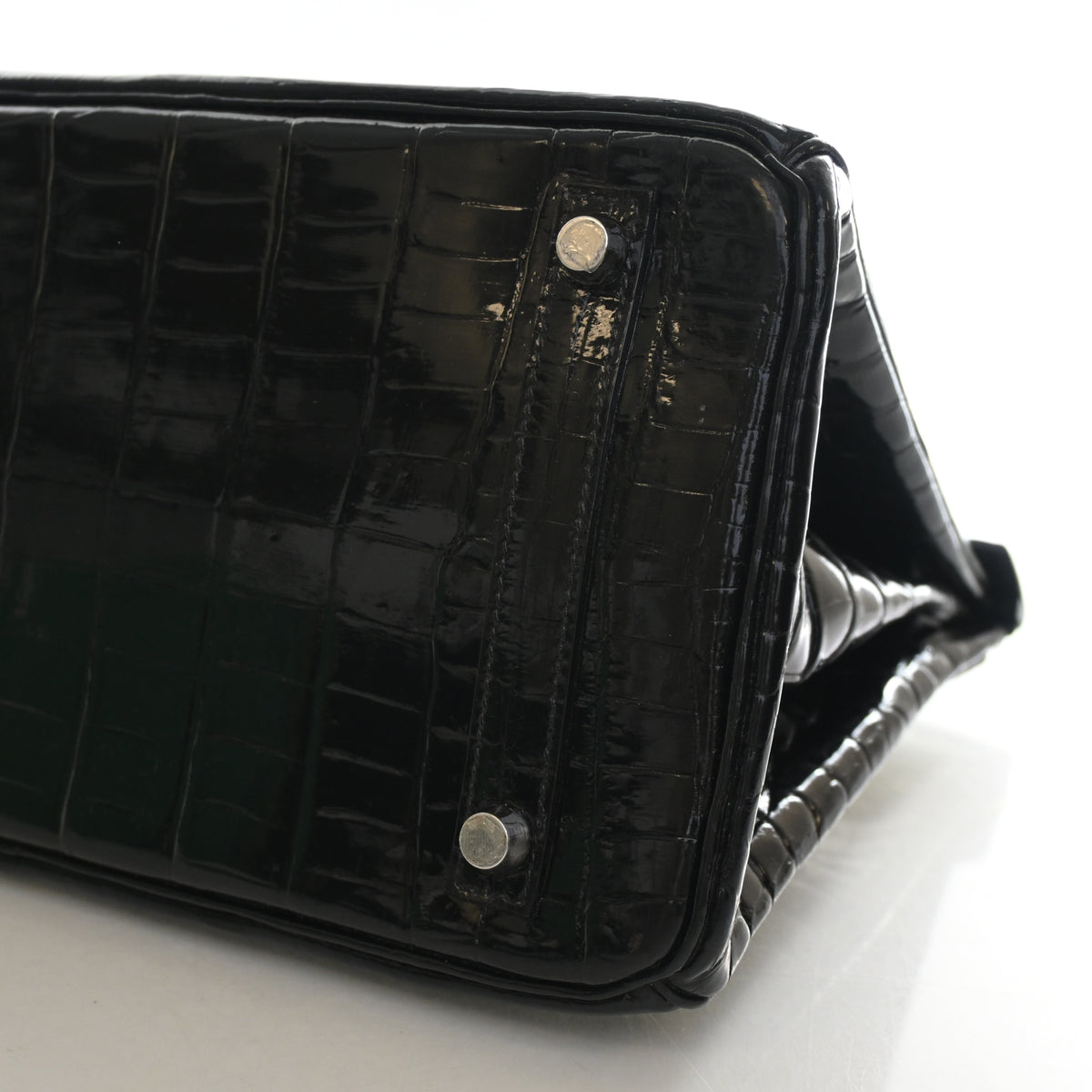 Hermes Noir Crocodile Birkin 30, photo 8 of 24