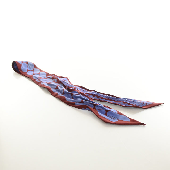 Hermes Clic C'est Noue Silk Twilly