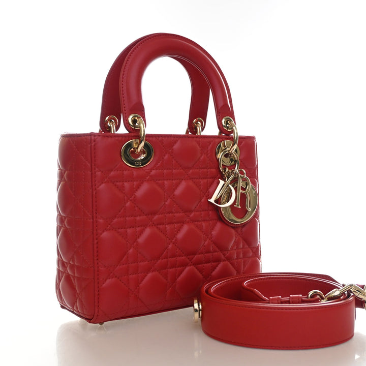 Christian Dior Small Patent Lucky Badges My Lady Dior
