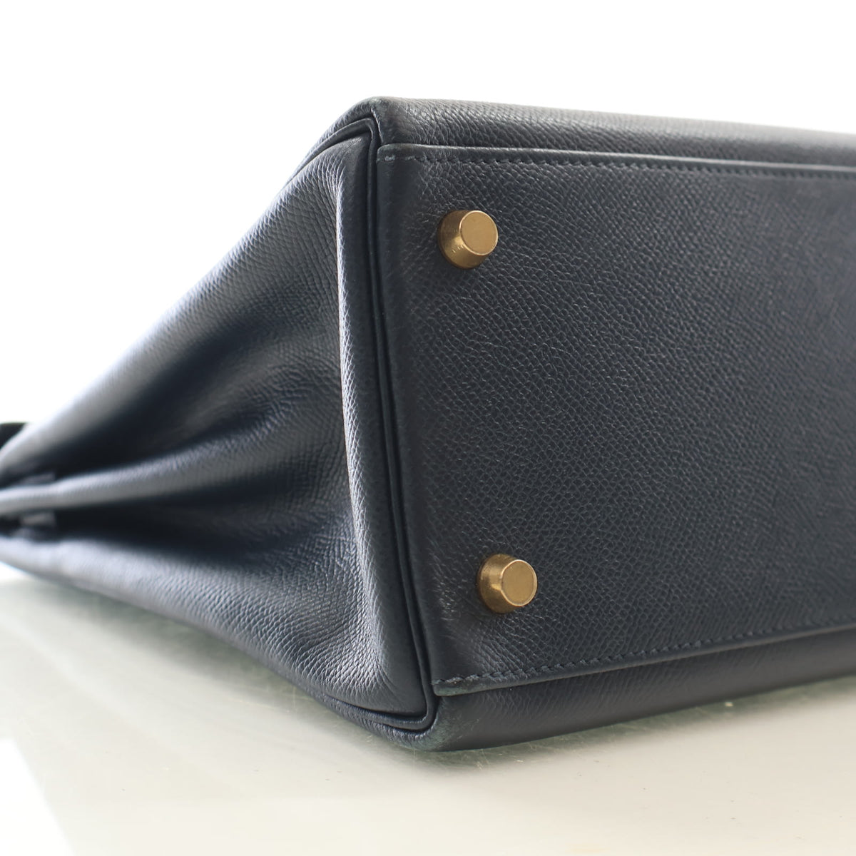 Hermes Vintage Bleu Marine Courchevel Kelly 32, photo 6 of 23
