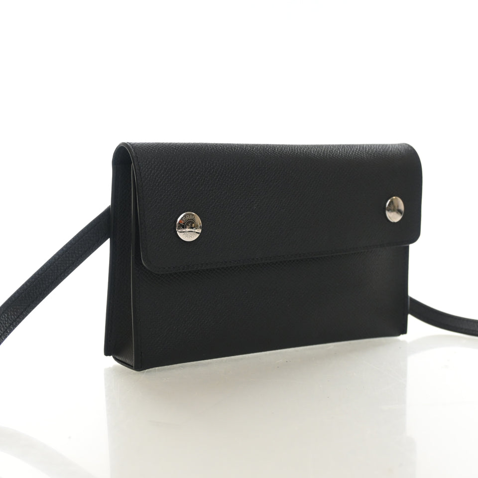 Hermes Noir Epsom Hermesnap Wallet