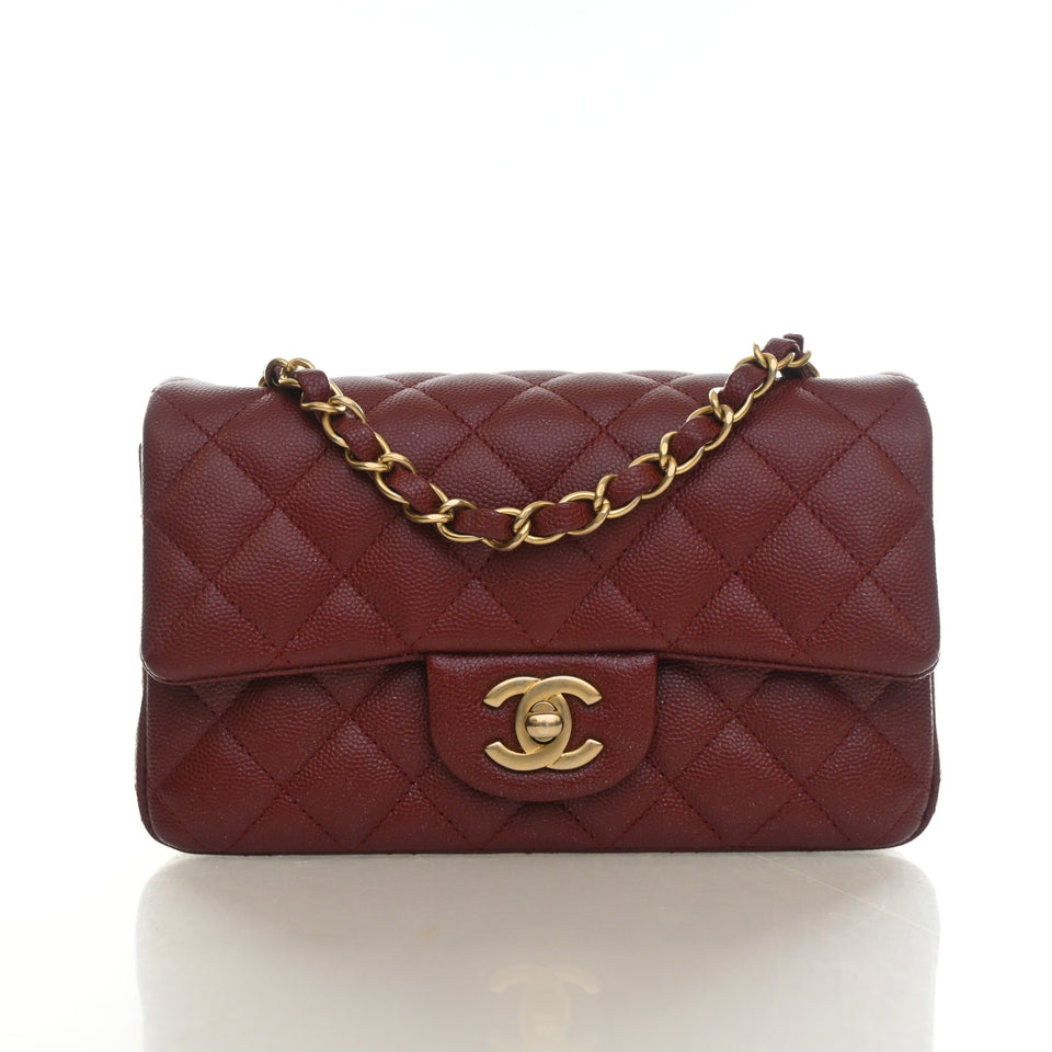 Chanel Mini Caviar Rectangular Classic Flap Bag