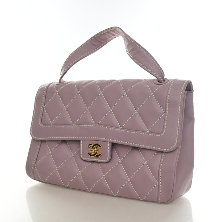 Chanel Vintage Medium Calfskin Wild Stitch Flap Bag