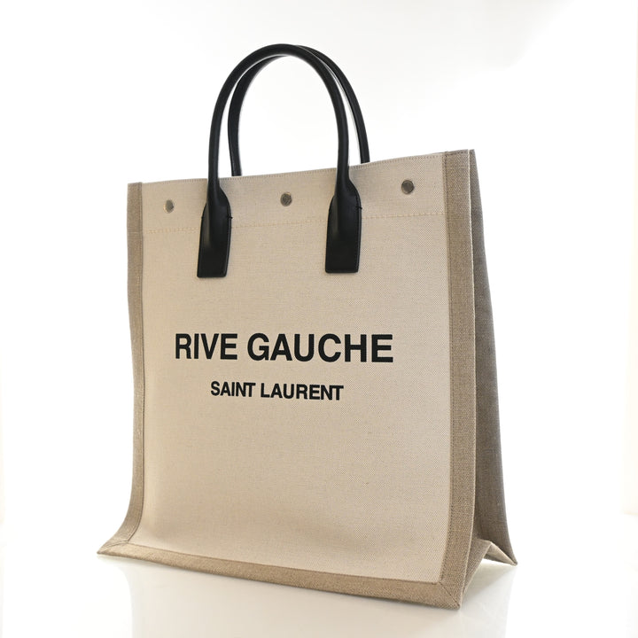 Saint Laurent Mixed Fibers Rive Gauche Tote