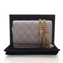 Chanel Mini Lambskin Gem Wa...