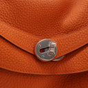 Hermes Orange H Clemence Li...