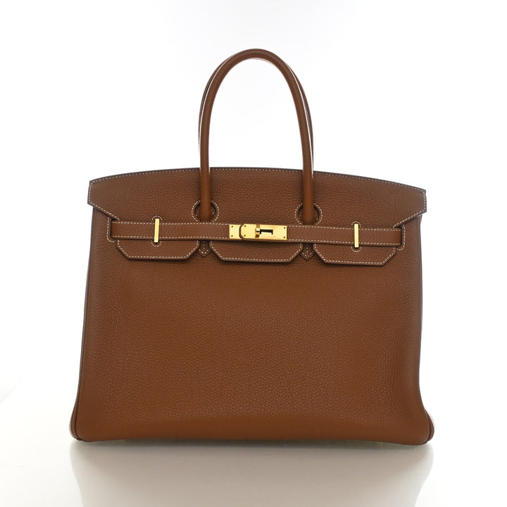 Hermes Gold Togo Birkin 35