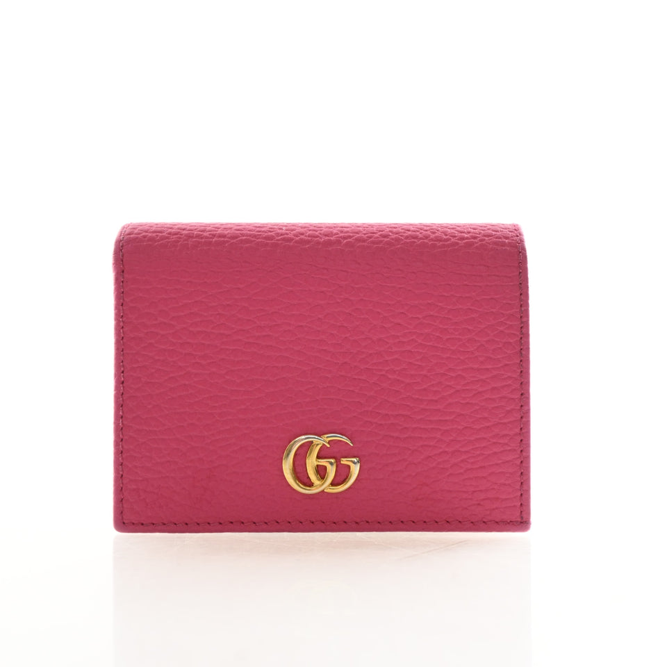 Gucci Small Calfskin GG Marmont Wallet