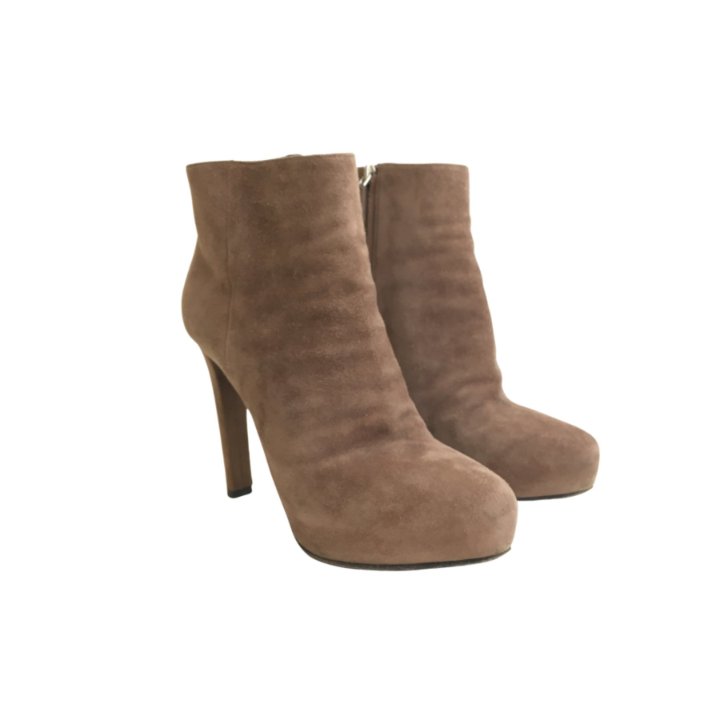Prada Suede Booties Sz 37.5