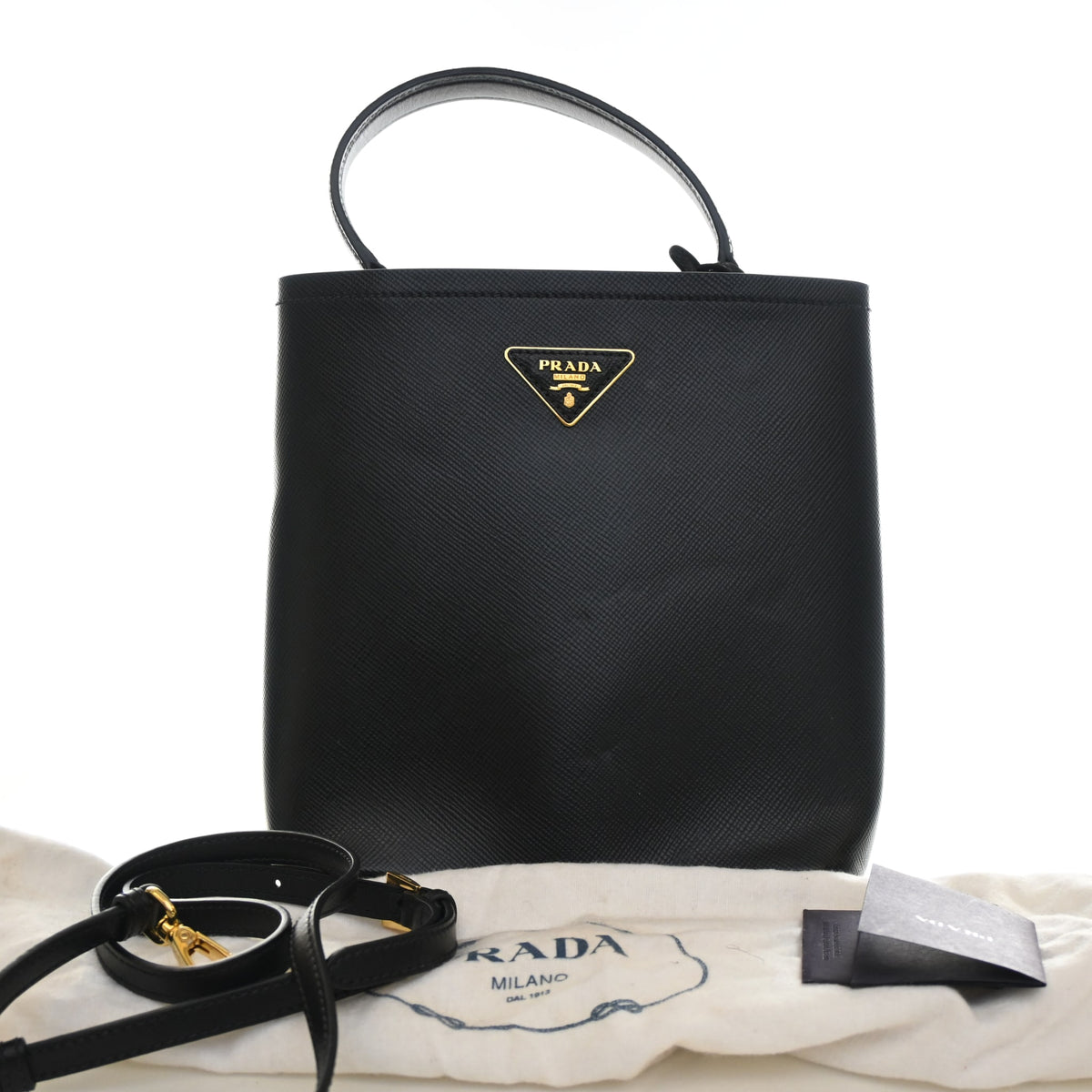 Prada Saffiano Panier Bucket Bag, photo 16 of 16