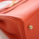 Hermes Orange Poppy Togo Re...
