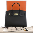 Hermes Noir Veau Madame Sel...
