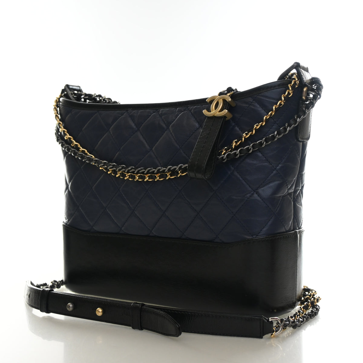 Pre-Owned Chanel Hobo Medium Glazed Calfskin Gabrielle, front view, photo 3 of 15