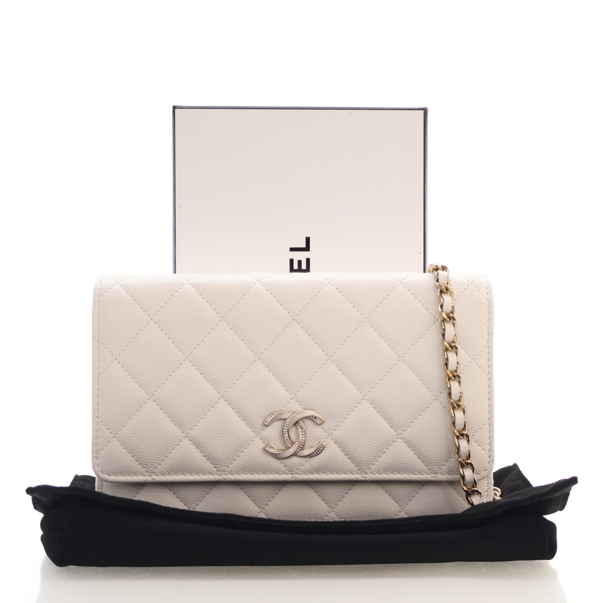 Chanel Caviar CC Wallet On Chain (WOC), photo 22 of 22