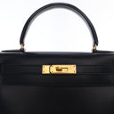 Hermes Vintage Noir Box Cal...