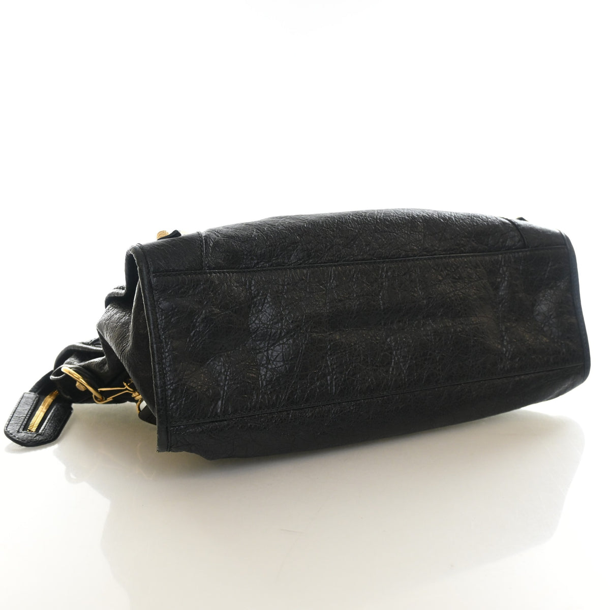 Pre-Owned Balenciaga 12 Agneau Giant City Bag, base and feet view