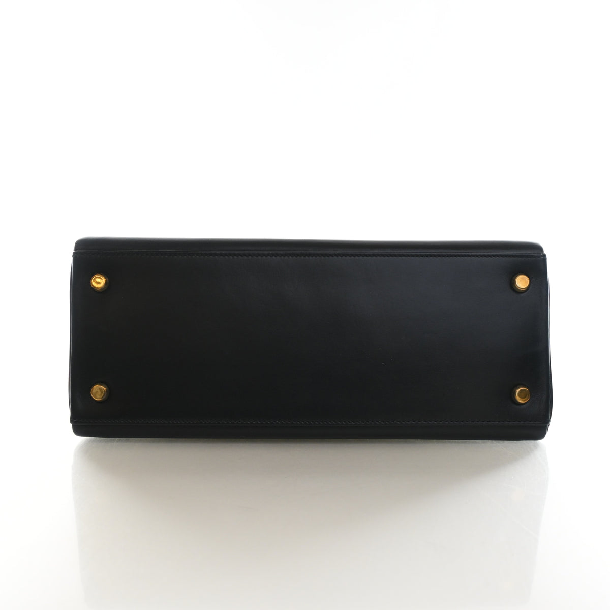 Hermes Vintage Noir Box Calf Kelly 28, photo 9 of 18