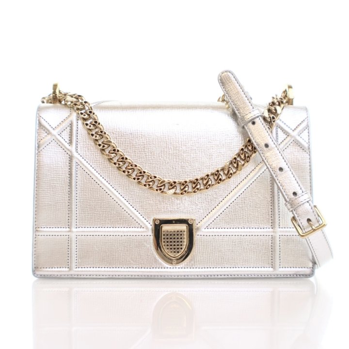 Dior Medium Grained Calfskin Diorama Flap Bag
