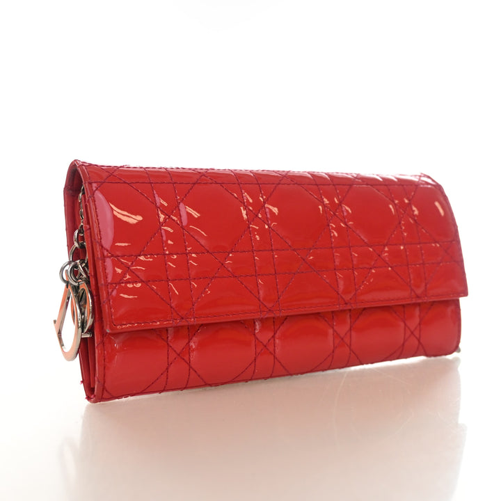 Christian Dior Patent Wallet on Chain