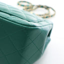 Chanel Mini Lambskin Square...