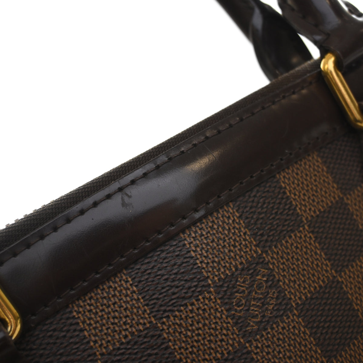 Vintage Louis Vuitton PM Damier Ebene Trevi, gold hardware
