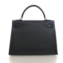 Hermes Noir Epsom Sellier K...