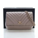 Chanel Mini Calfskin Chevro...
