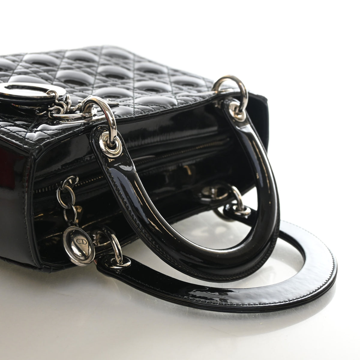 Christian Dior Medium Patent Lady Dior, photo 10 of 14