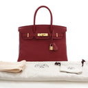 Hermes Rouge H Togo Birkin 30 