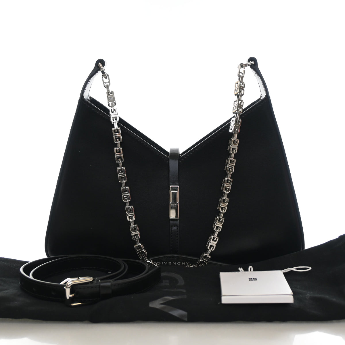 Pre-Owned Givenchy Shoulder Bag Small Calfskin Cutout, front view, photo 15 of 15