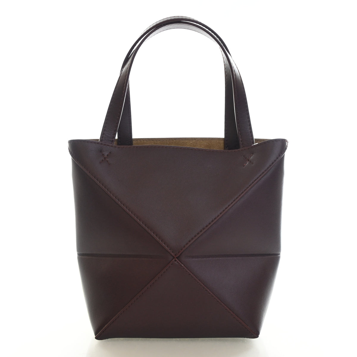 Pre-Owned Loewe Tote Bag Mini Calfskin Puzzle Fold, front view, photo 5 of 14