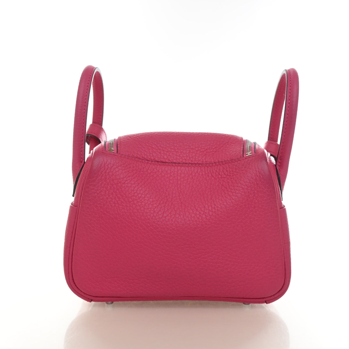 Hermès Rose Shocking Clemence Mini Lindy 20, photo 11 of 15
