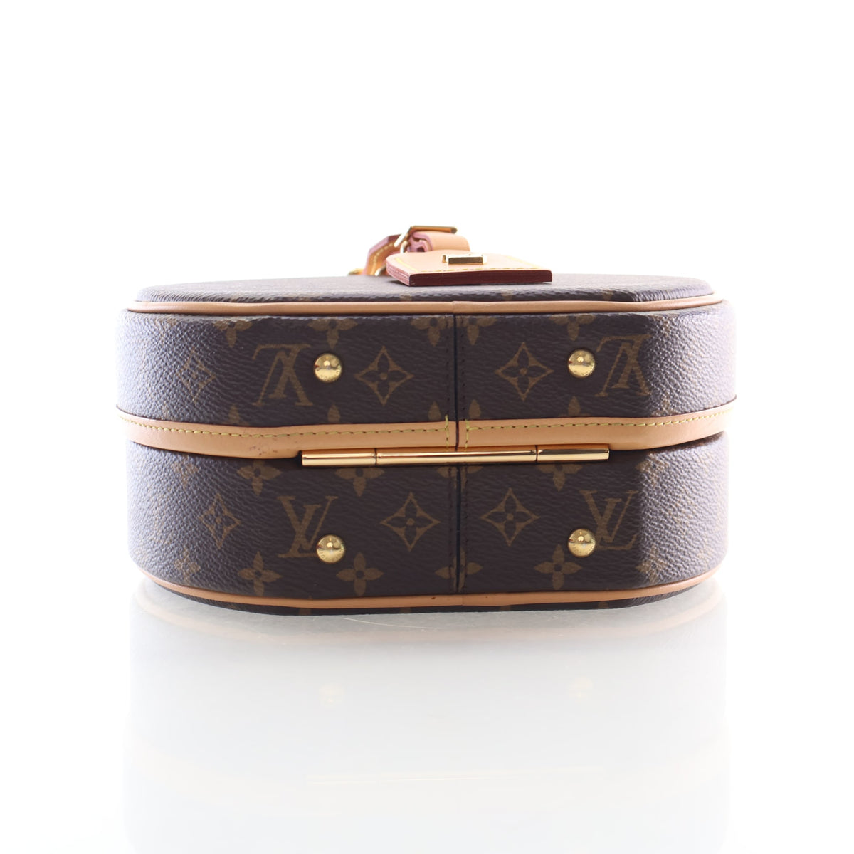 Pre-Owned Louis Vuitton Monogram Petite Boite Chapeau, side profile