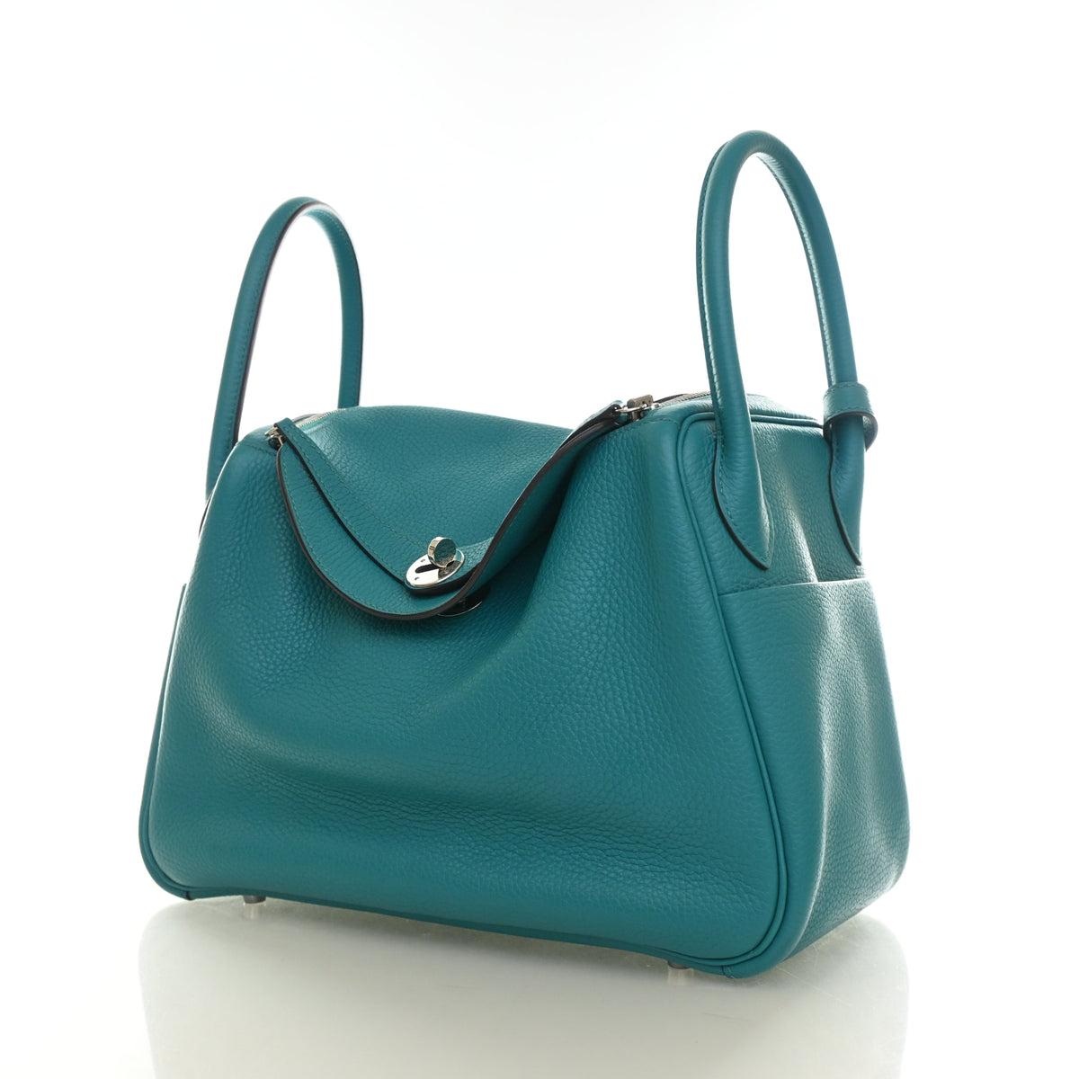 Hermes Bleu Paon Clemence Lindy 30, photo 3 of 19