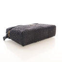 Chanel Small Raffia Slim Va...