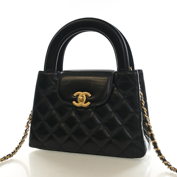 Chanel Nano Calfskin Kelly Shopper