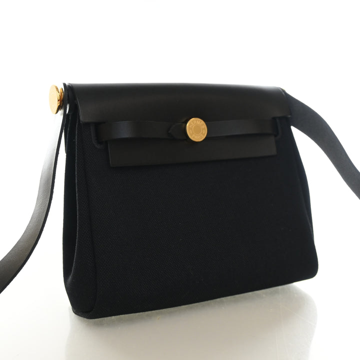 Noir Military Toile Mini Herbag Zip 20