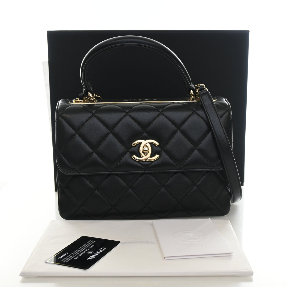 Chanel Small Lambskin Trendy CC Top Handle Bag, photo 15 of 15