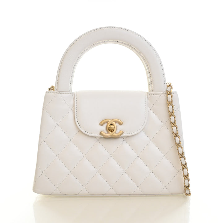 Chanel Nano Lambskin Kelly Shopper