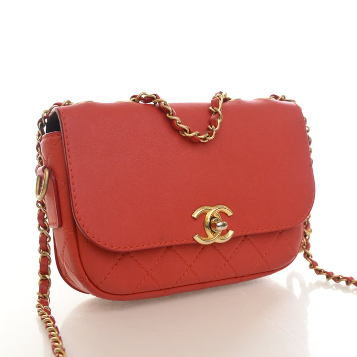 Chanel Calfskin Multi Pouching Flap Bag