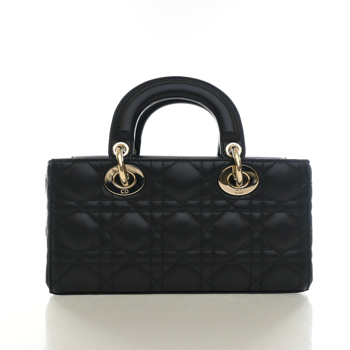 Pre-Owned Christian Dior Small Lambskin Lady D-joy, front view, photo 11 of 14