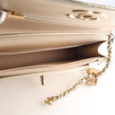Chanel Calfskin Metallic CC...