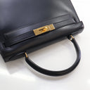 Hermes Vintage Noir Box Cal...