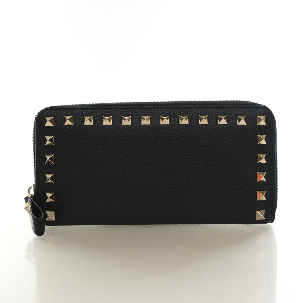 Pre-Owned Valentino Wallet Calfskin Rockstud Long, front view, photo 9 of 11