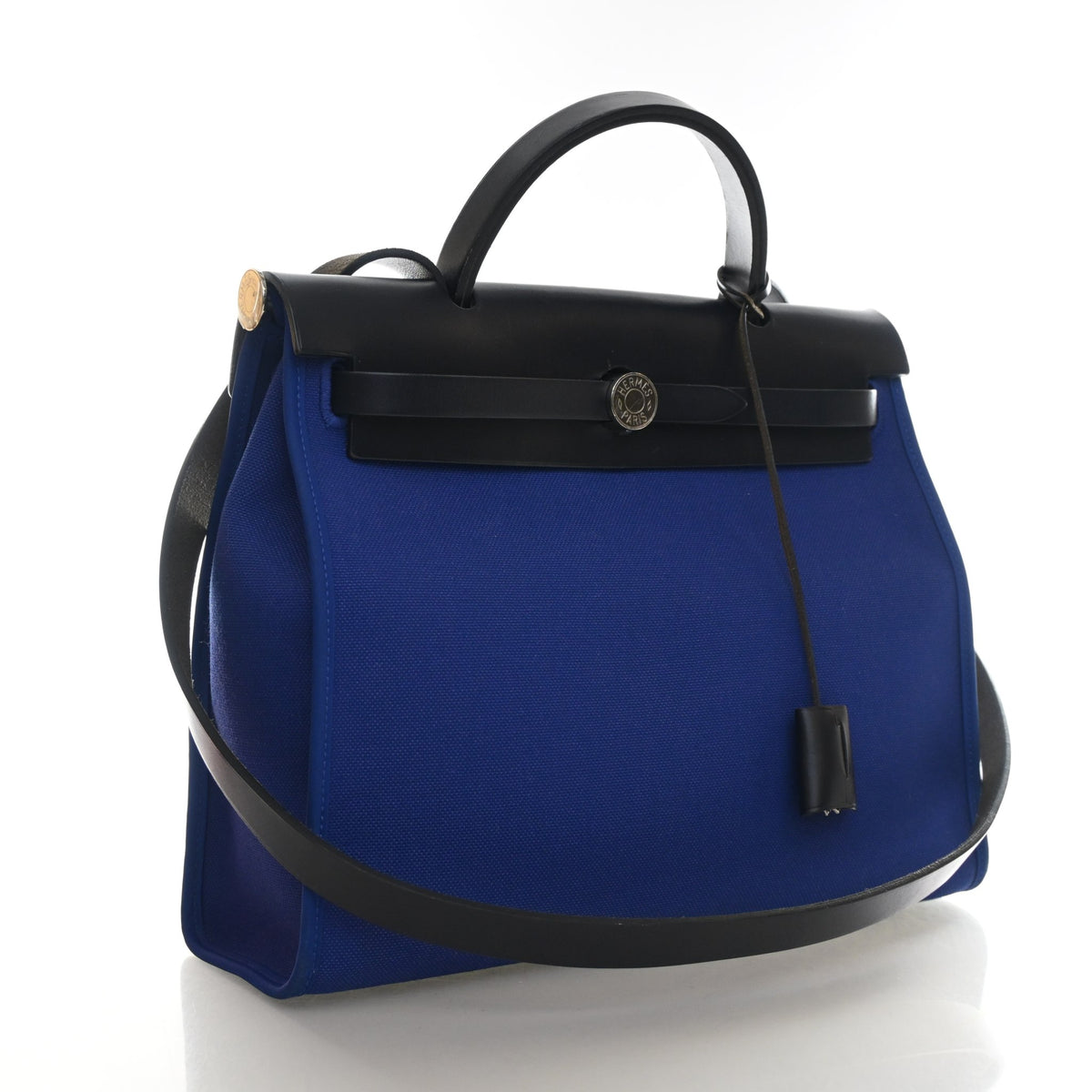 Hermes Bleu Electrique Toile Herbag Zip 31, photo 2 of 18