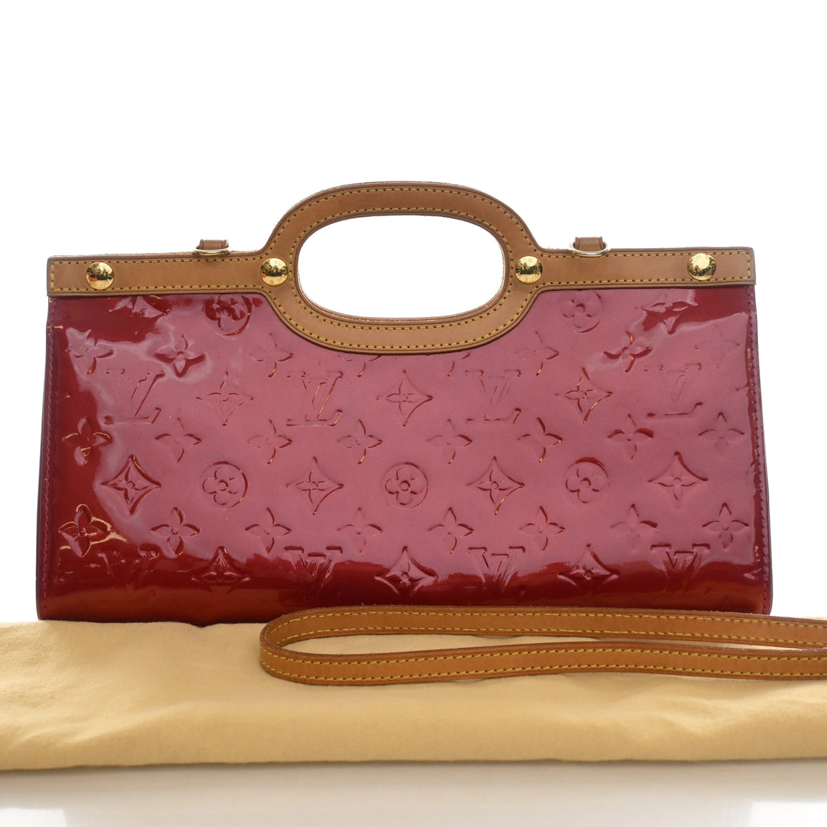 Pre-Owned Louis Vuitton Monogram Vernis Roxbury, front view, photo 17 of 17