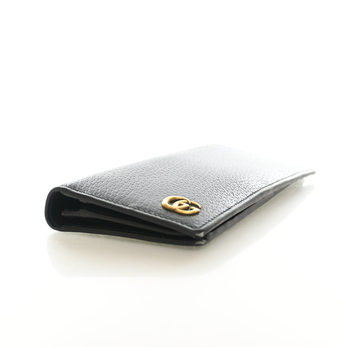 Pre-Owned Gucci Marmont Calfskin Long Wallet, side profile, photo 9 of 14