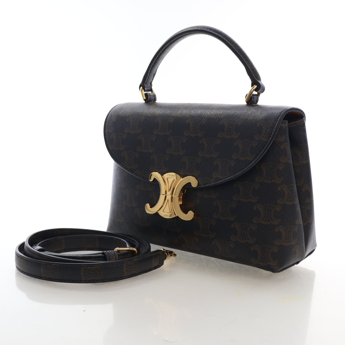 Celine Canvas Triomphe Teen Nino Bag, photo 3 of 18
