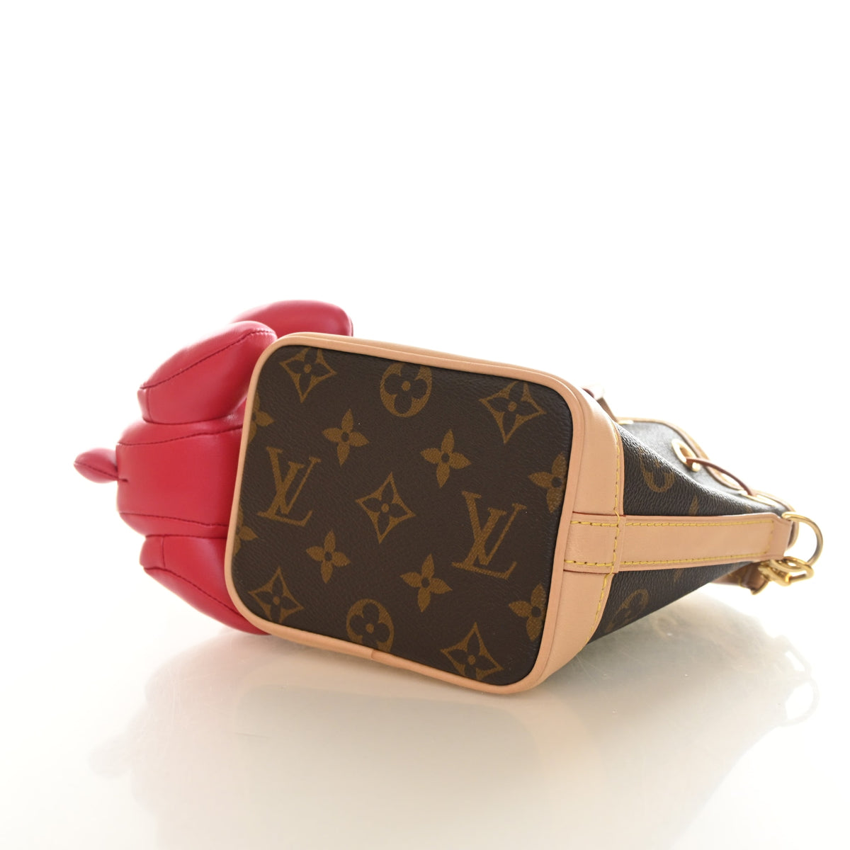 Pre-Owned Louis Vuitton Nano X Sun Yitian Monogram Animogram Noe, base and feet view